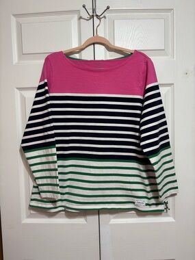 Talbots Pink Knit Boatneck Top